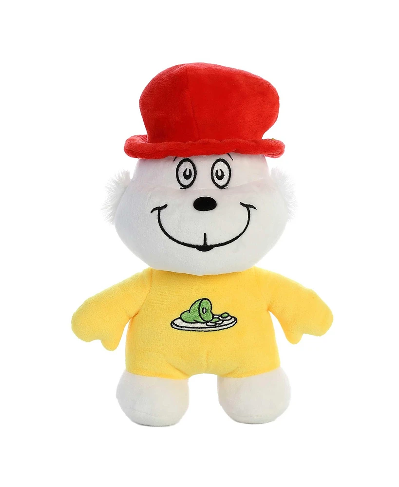 Aurora Medium Dood Plushie Sam I Am Dr. Seuss Whimsical Plush Toy Yellow 10"