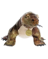 Aurora Large Komodo Dragon Miyoni Realistic Plush Toy Brown 20"