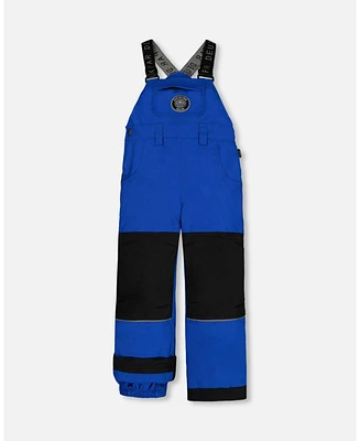 Deux par Little Boys Overall Snow Pants Royal Blue - Toddler|Child