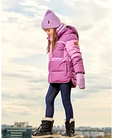 Deux par Big Girls Puffy Jacket Lilac And Purple