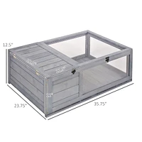 Simplie Fun Versatile Turtle Cage with "2 Room Design" for Indoor/Outdoor Use