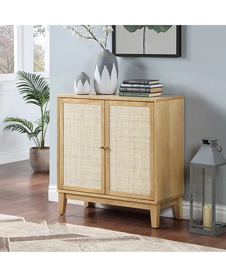 Streamdale Furniture Versatile Rattan Storage Cabinet Natural Aesthetics, Functional Storage, Sturdy & Durable