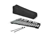 Slickblue Foldable Aluminum Glockenspiel Xylophone 30 Note with Bag