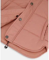 Deux par Toddler Girls Quilted Jacket Pink