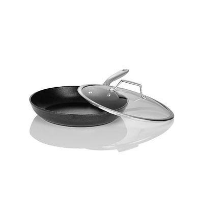 Techef - Onyx Collection - 12 Inch Frying Pan with Cover