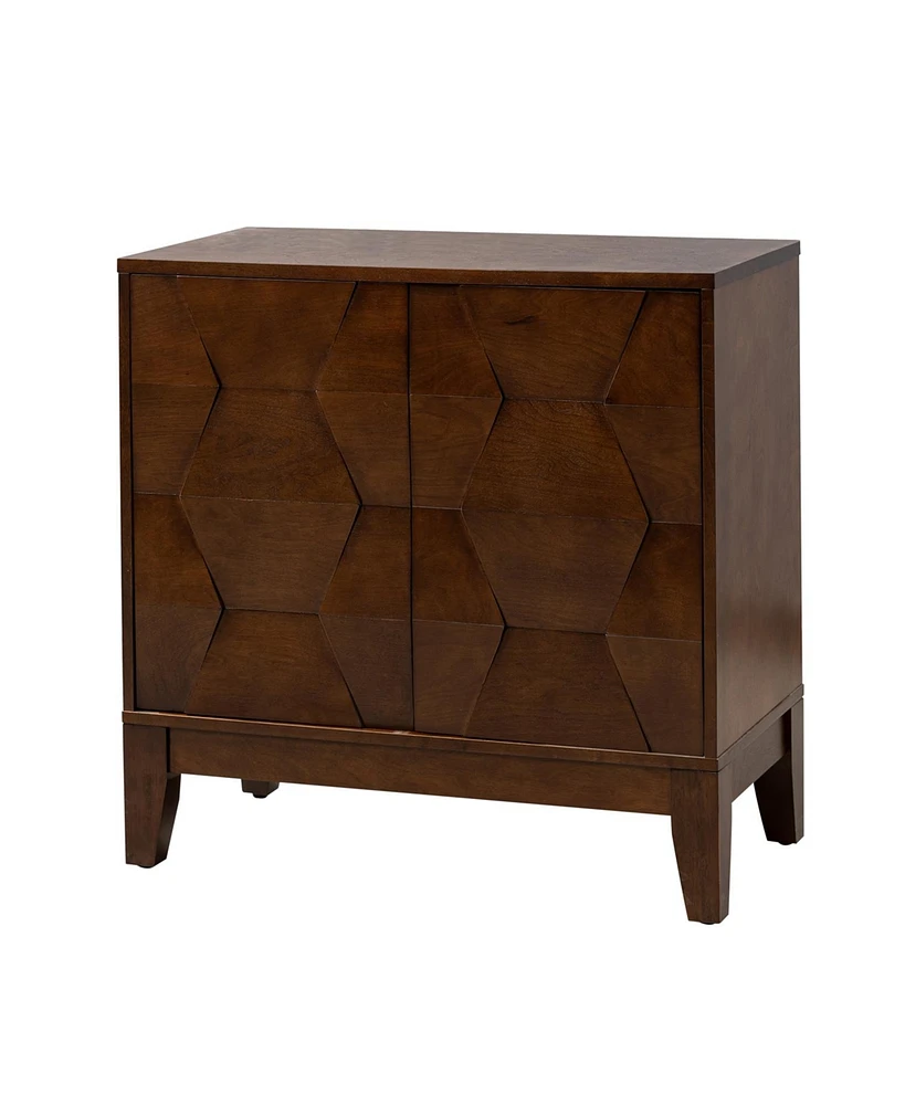 Contemporary Martina 30" Tall 2-Door Accent Cabinet with Ample Storage Space