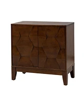 Contemporary Martina 30" Tall 2-Door Accent Cabinet with Ample Storage Space
