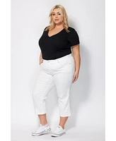 Slink Jeans Plus Mid Rise Crop