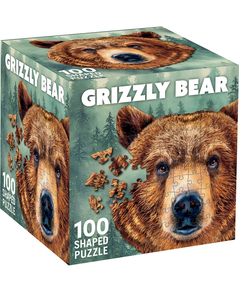 Masterpieces Grizzly Bear 100 Piece Shaped Jigsaw Puzzle