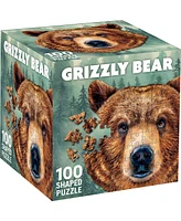 Masterpieces Grizzly Bear 100 Piece Shaped Jigsaw Puzzle