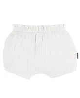 Gerber Baby Girls Gauze Bubble Shorts, 3-Pack