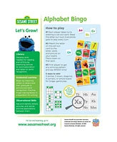 Masterpieces Sesame Street Alphabet Bingo for Kids and Families