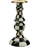 Mackenzie-Childs Courtly Check Large Pillar Candlestick