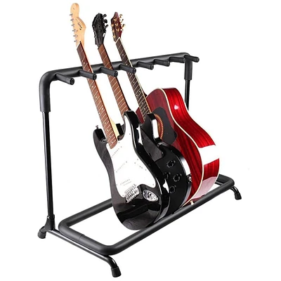 5 Core Guitar Rack 7 Slot Multi Guitars Stands Floor Safe Storage for Electric Acoustic Flying V Guitars