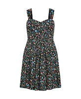 City Chic Women's Marylou Print Dress