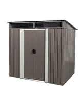 Mondawe 6ft x 4ft Outdoor Metal Storage Shed