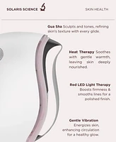 Solaris Laboratories Ny Led Hairbrush and Gua Sha Skin Hair Health Set