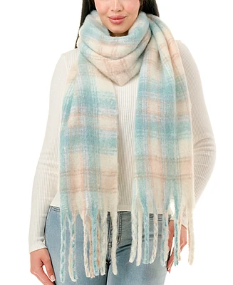 Marcus Adler Plaid Scarf