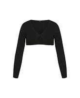 City Chic Women's Belle Knit Bolero Cardigan