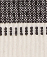 Design Imports Dobby Stripe Ribbed Table Runner, 13"x108 "