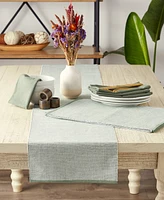 Design Imports Fine Ribbed Table Runner 13x72 inches