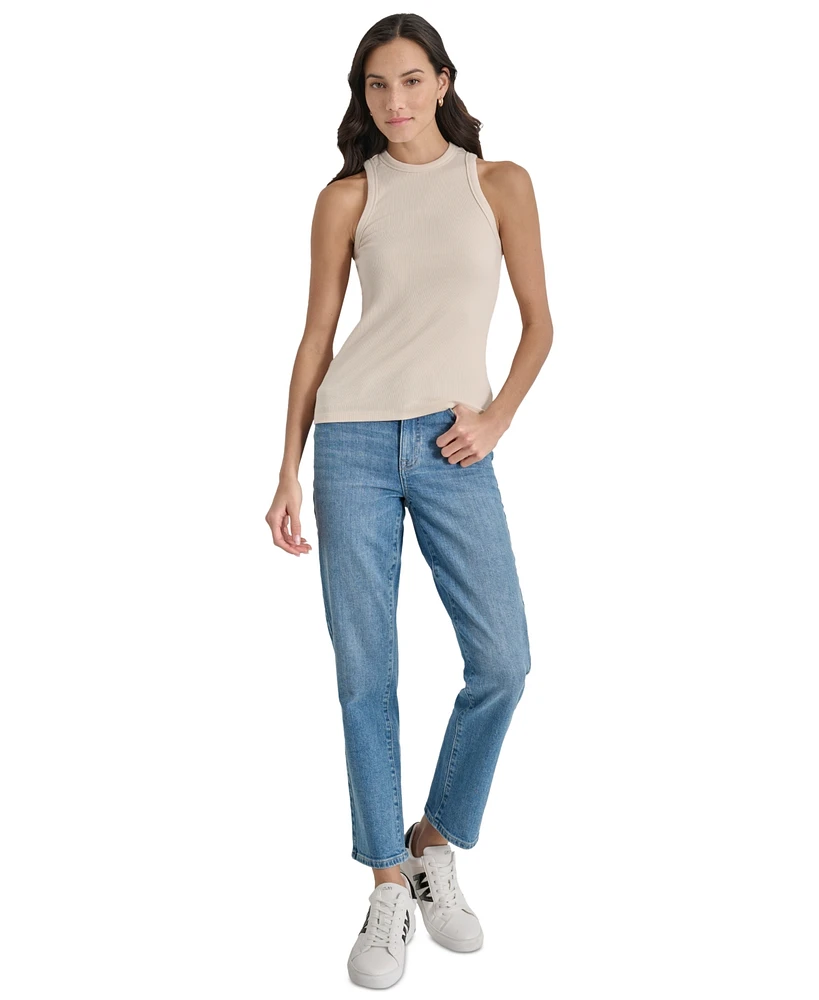 Dkny Jeans Women's Cutaway Crewneck Tank