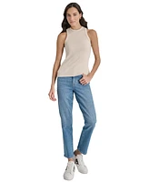 Dkny Jeans Women's Cutaway Crewneck Tank