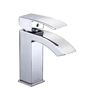 Aquaterior Modern 1 Hole Bathroom Faucet Vanity Sink Basin Single Handle Diy Hotel Chr