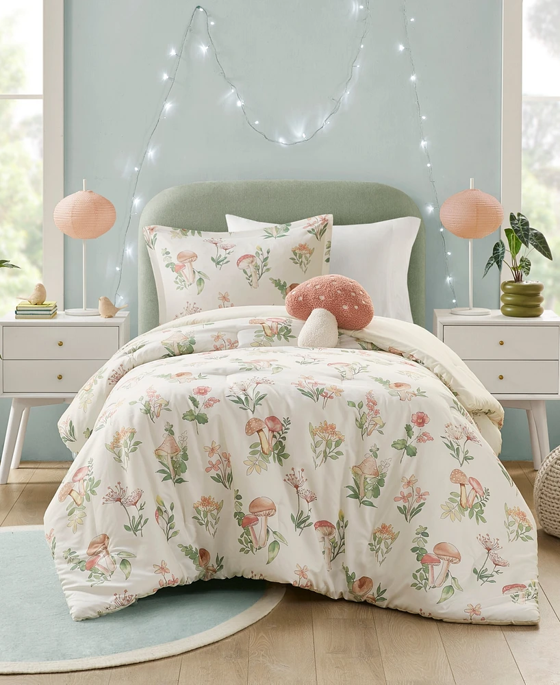 Intelligent Design Gwen Mushroom Garden 3-Pc. Comforter Set, Twin/Twin Xl
