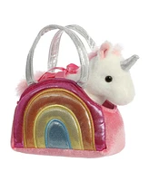 Aurora Small Over The Rainbow Unicorn Fancy Pals Fashionable Plush Toy Multicolor 7"