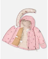 Deux par Baby Girls Two Piece Snowsuit Orchid - Infant|Toddler