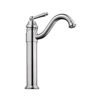 Yescom 13-1/2" Single Handle Brushed Nickel Bathroom Vessel Sink Faucet Lavatory Swivel Spout