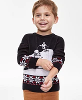 Holiday Lane Toddler Boys Skier Crewneck Sweater, Created for Macy's