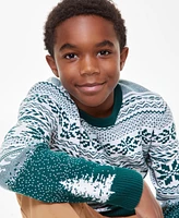 Holiday Lane Big & Little Boys Fair Isle Sweater, Created for Macy's