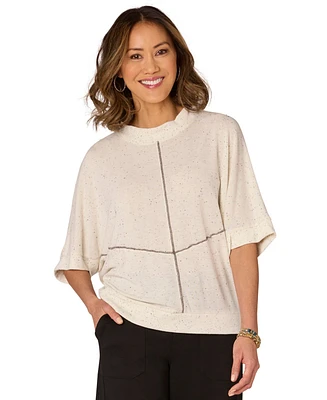 Democracy Women's Dolman Sleeve Knit Top