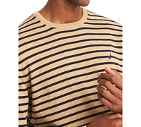 Nautica Men's Navtech Classic-Fit Stripe Crewneck Sweater