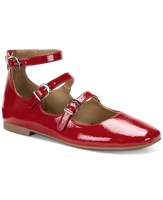 Sun + Stone Women's Cecillee Triple Strap Mary Jane Flats, Created for Macy's