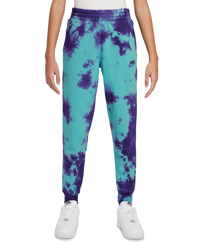 Nike Big Kids Sportswear Club Fleece Tie-Dye Jogger Pants