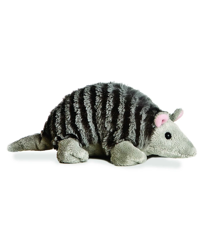 Aurora Small Armadillo Mini Flopsie Adorable Plush Toy Gray 8"