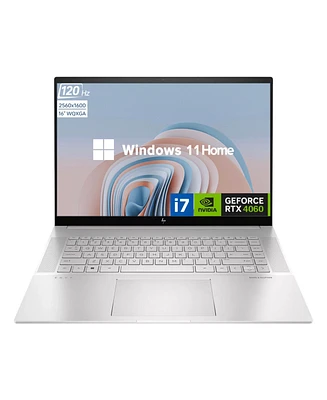 Hp Envy 16" Daily Traditional Laptop Intel Core i7 13700H 16GB Ram Nvidia GeForce Rtx 4060 1TB Ssd Storage Windows 11 Home Wqxga 120Hz - Silver