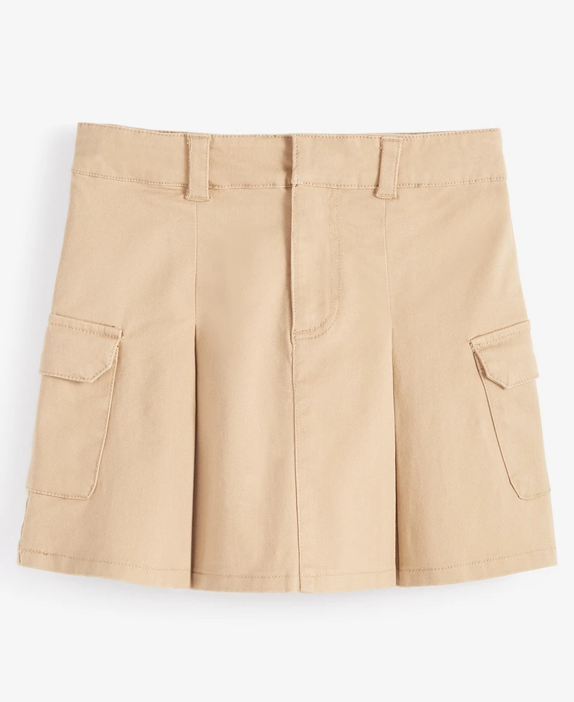 kensie Big Girls Pleated Cargo Skirt