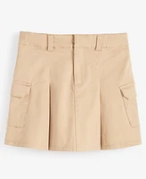 kensie Big Girls Pleated Cargo Skirt