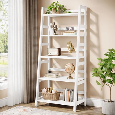 Tribesigns 5-Tier Bookshelf Modern Bookcase, 5 Shelf Ladder Shelf Book Storage Shelf Organizer for Living Room, Home Office