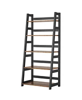 Tribesigns 5-Tier Bookshelf Modern Bookcase, 5 Shelf Ladder Shelf Book Storage Shelf Organizer for Living Room, Home Office