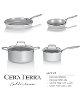 Techef CeraTerra - 6 Piece Cookware Set