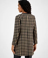 Kasper Women's Checkered Topper Jacket