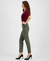 Kasper Women's Pull-On Straight-Leg Pants