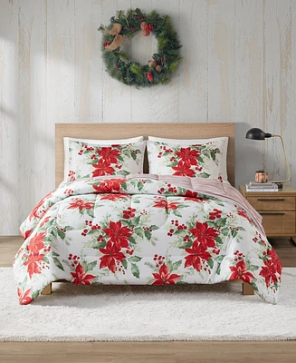 Design Lab Poinsettias 3-Pc. Comforter Sets
