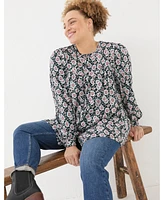 FatFace Plus Jodie Wild Floral Tunic