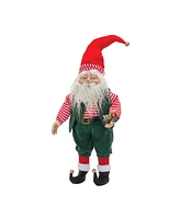 Slickblue Plush Toy Shop Santa (Set of 2)